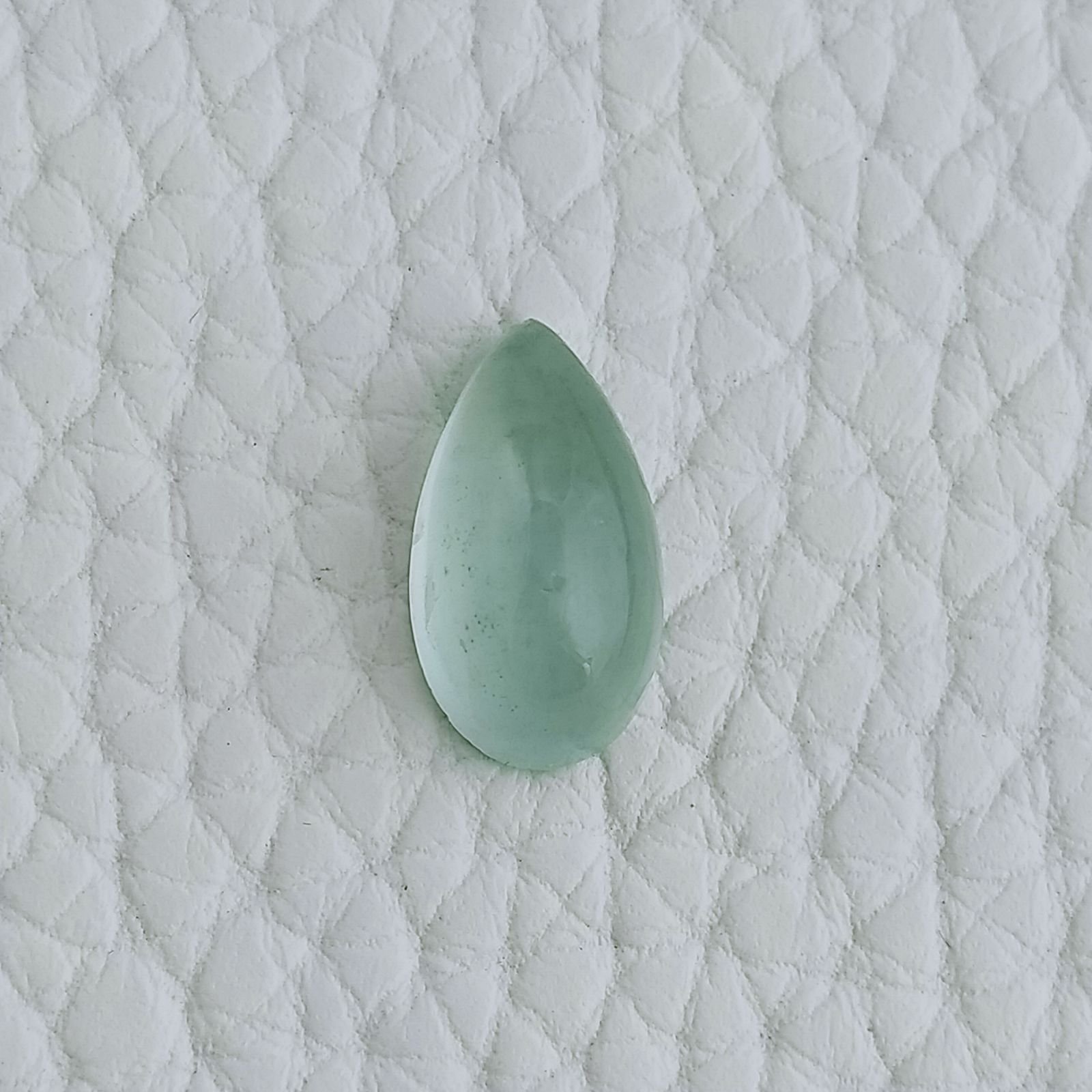 Acquamarina Forma Goccie Cabochon Fatto A Mano 14X7X5mm 3,85 Carati 1pz