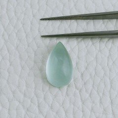 Acquamarina Forma Goccie Cabochon Fatto A Mano 16X9X7mm 7,25 Carati 1pz