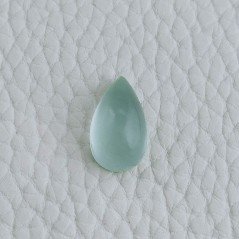 Acquamarina Forma Goccie Cabochon Fatto A Mano 16X9X7mm 7,25 Carati 1pz