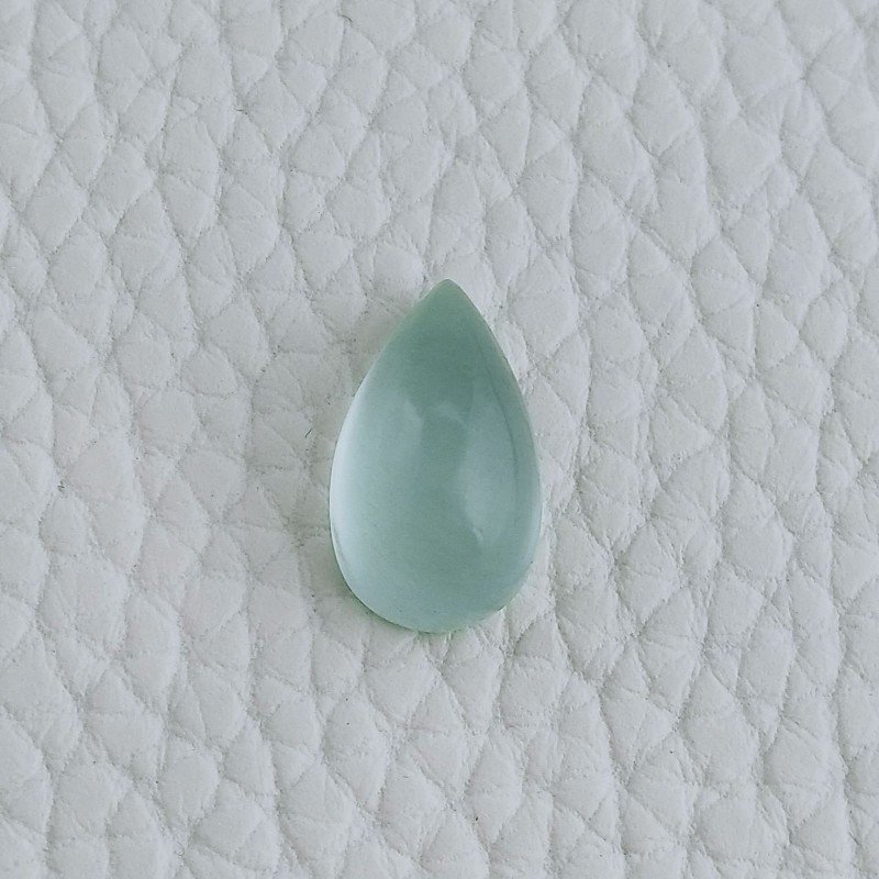 Acquamarina Forma Goccie Cabochon Fatto A Mano 16X9X7mm 7,25 Carati 1pz