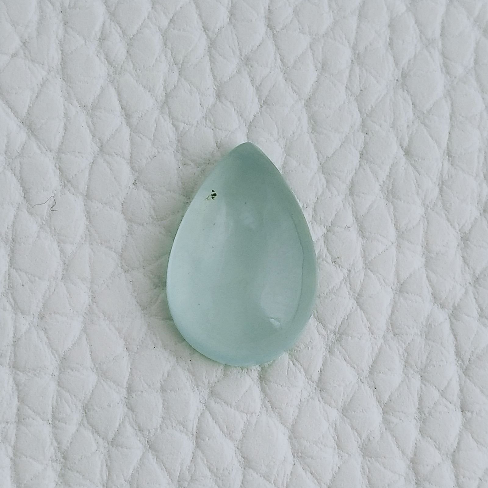 Acquamarina Forma Goccie Cabochon Fatto A Mano 16X11X5mm 6,75 Carati 1pz