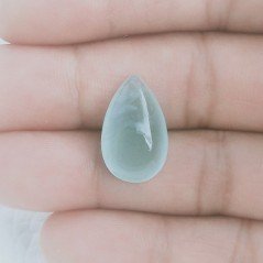Acquamarina Forma Goccie Cabochon Fatto A Mano 20X12X8mm 13,35 Carati 1pz