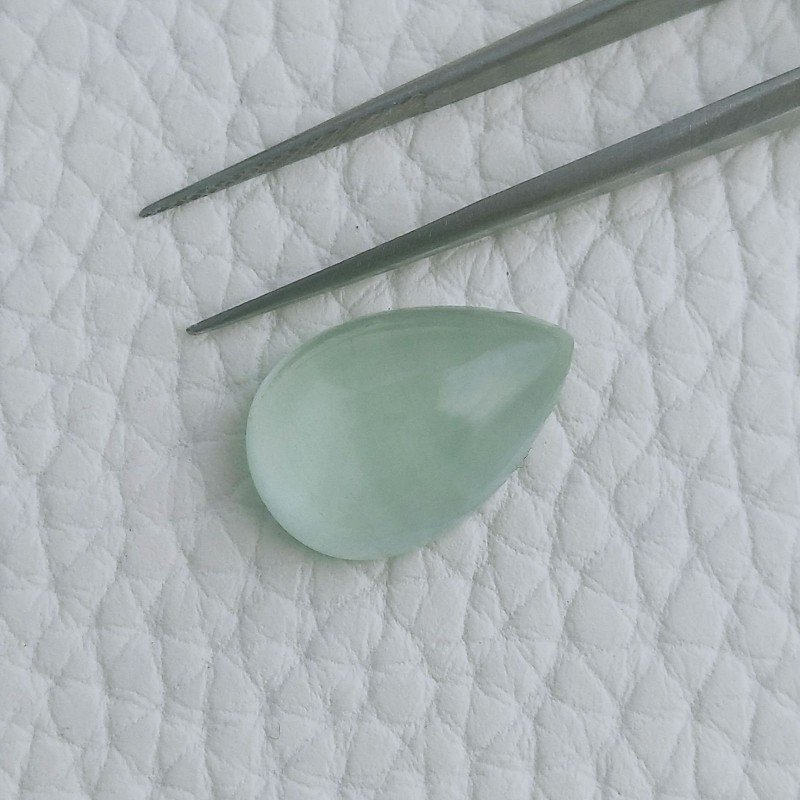 Acquamarina Forma Goccie Cabochon Fatto A Mano 17X12X6mm 9,40 Carati 1pz