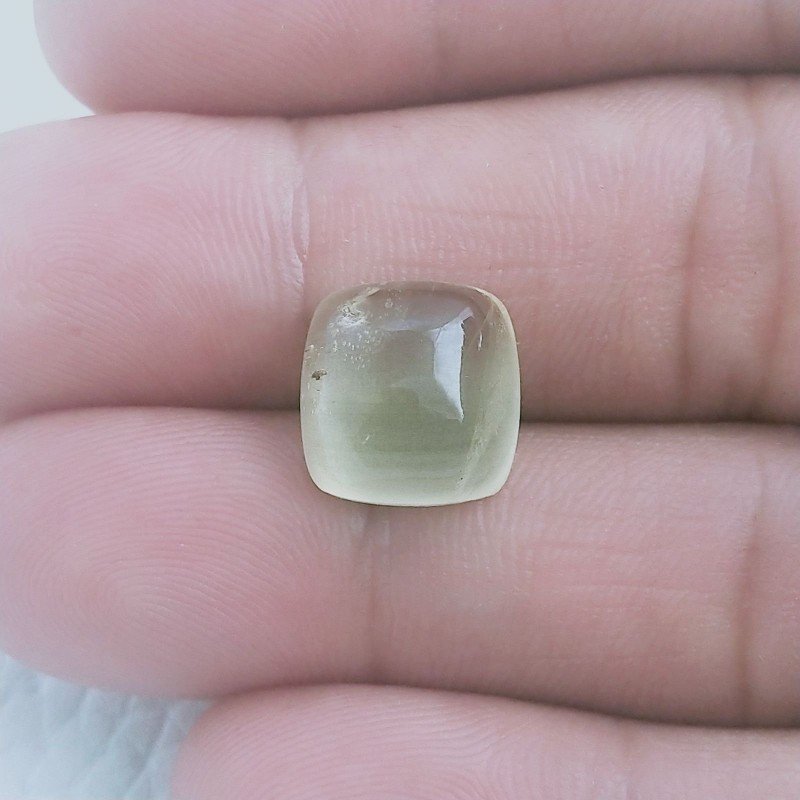 Cabochon di Acquamarina Cuscino, 12x11x6 mm, 7,50 ct, Fatto a Mano