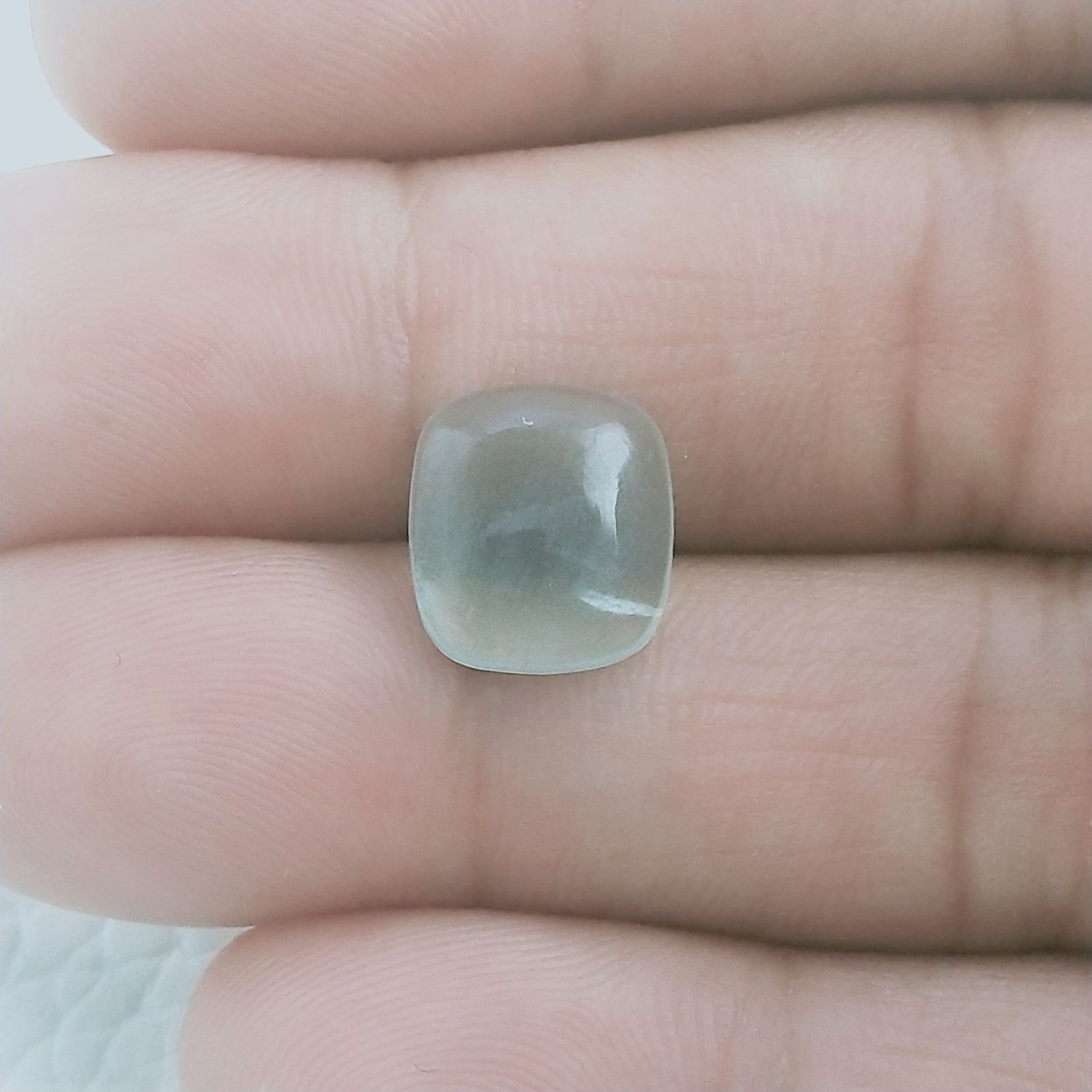 Acquamarina Forma Cuscino Cabochon Fatto A Mano 11X10X4mm 4,70 Carati 1pz
