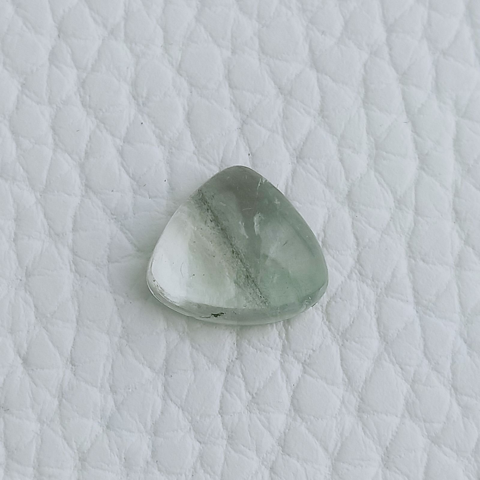 Acquamarina Forma Cuore Ovale Cabochon Fatto A Mano 12X11X5mm 5,60 Carati 1pz