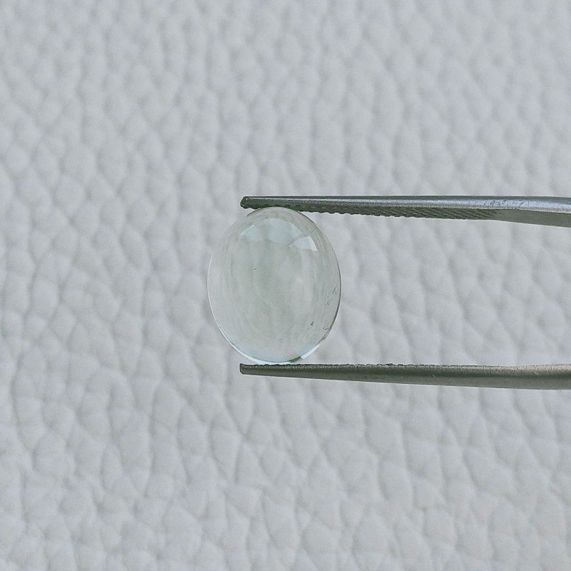 Fluorite Verde Forma Ovale Cabochon Fatto A Mano 12X10X4-6mm 6,65 Carati 1pz