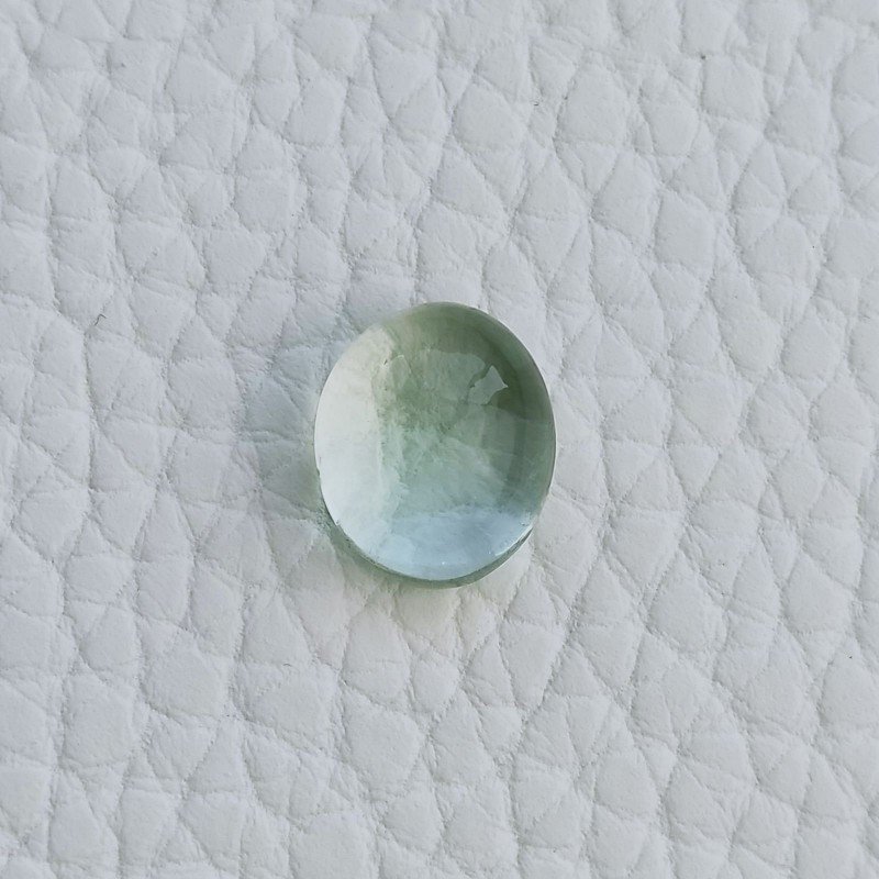 Fluorite Verde Forma Ovale Cabochon Fatto A Mano 12X10X4-6mm 6,65 Carati 1pz
