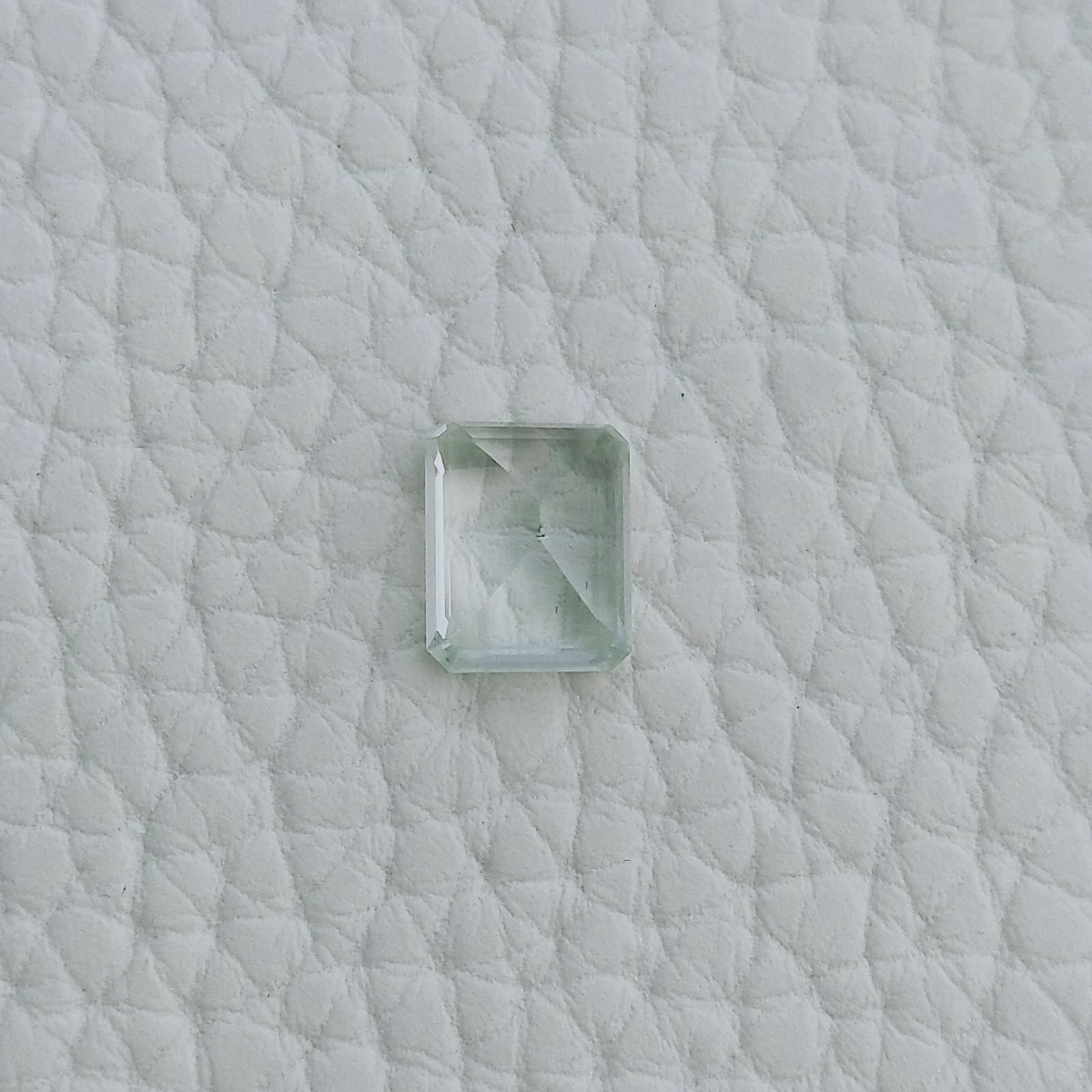 Acquamarina Taglio Smeraldo Ottagono Sfaccettato A Mano Gemma Sciolta 9X7X4mm 2,45 Carati 1pz