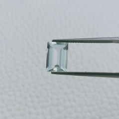 Acquamarina Forma Rettangolo Sfaccettato A Mano Gemma Sciolta 10X6X4mm 2,15 Carati 1pz