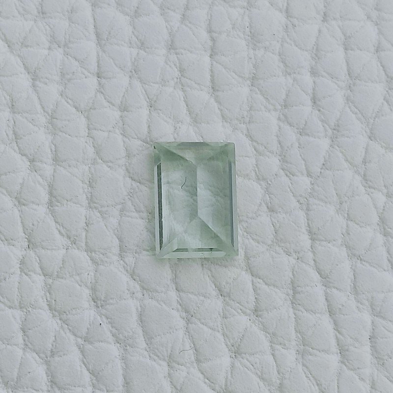 Acquamarina Forma Rettangolo Sfaccettato A Mano Gemma Sciolta 10X6X4mm 2,15 Carati 1pz