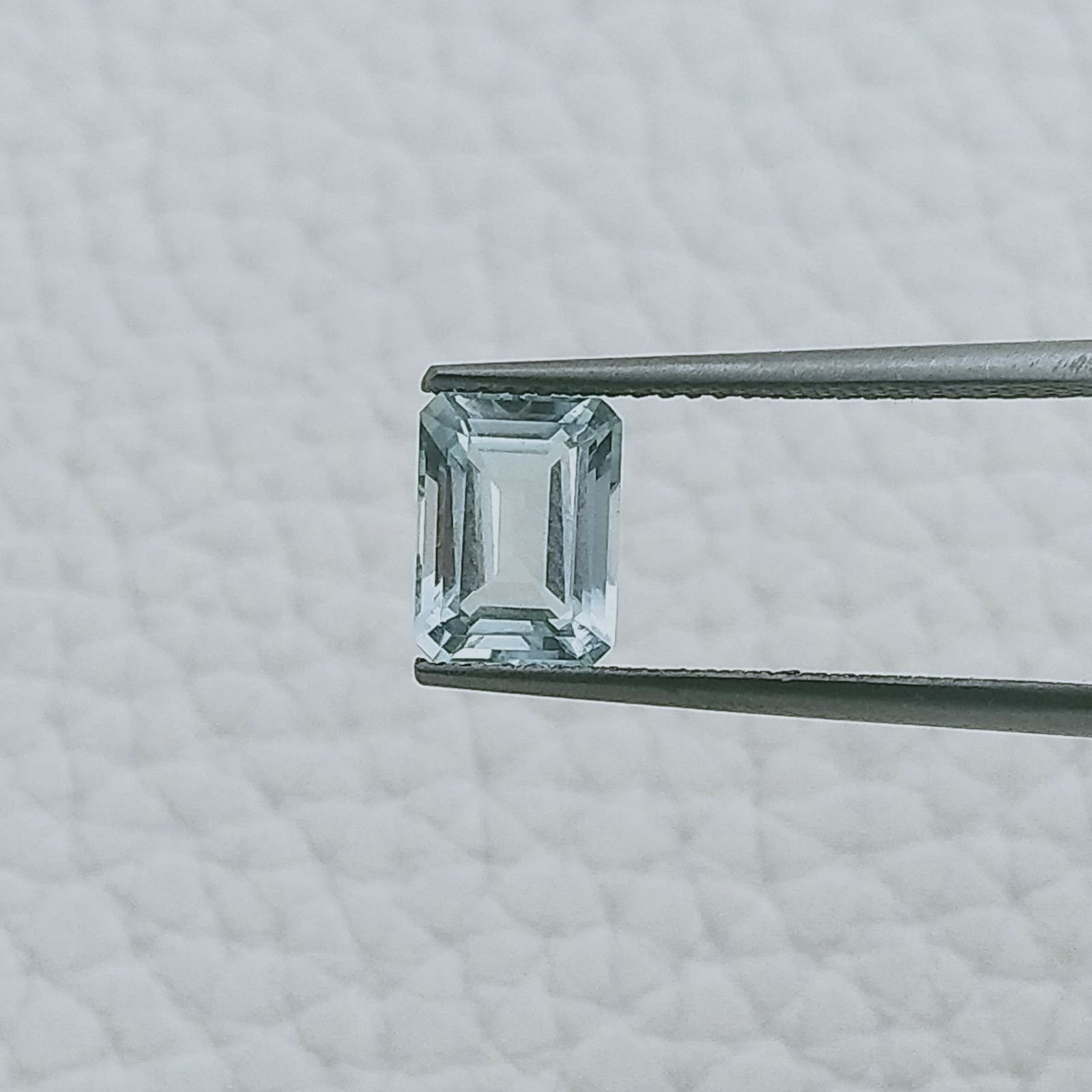 Acquamarina Forma Ottogonale Sfaccettato A Mano Gemma Sciolta 7,50X5,50X4mm 1,60 Carati 1pz