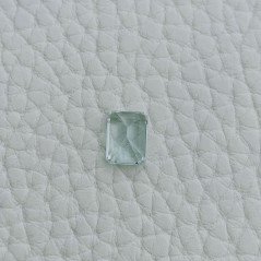 Gemma Sciolta di Acquamarina, Taglio Ottagono Sfaccettato a Mano, 7,50x5,50x4 mm, 1,60 ct
