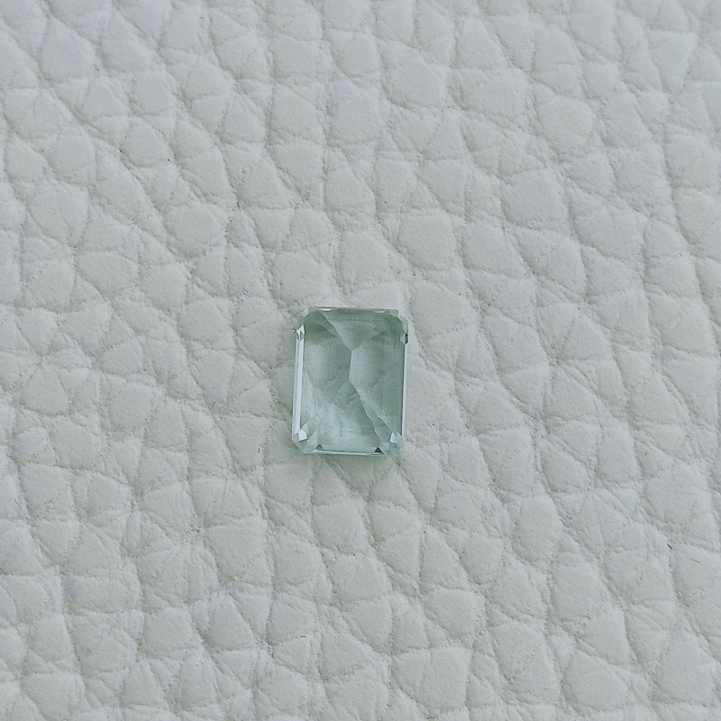 Acquamarina Forma Ottogonale Sfaccettato A Mano Gemma Sciolta 7,50X5,50X4mm 1,60 Carati 1pz