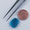 Topazio Londra Idrotermale Taglio Briolette Sfaccetata A Mano Gemme Sciolte 14X11X4mm 4,45 Carati 1pz