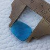 Topazio Londra Idrotermale Taglio Briolette Sfaccetata A Mano Gemme Sciolte 14X11X4mm 4,45 Carati 1pz