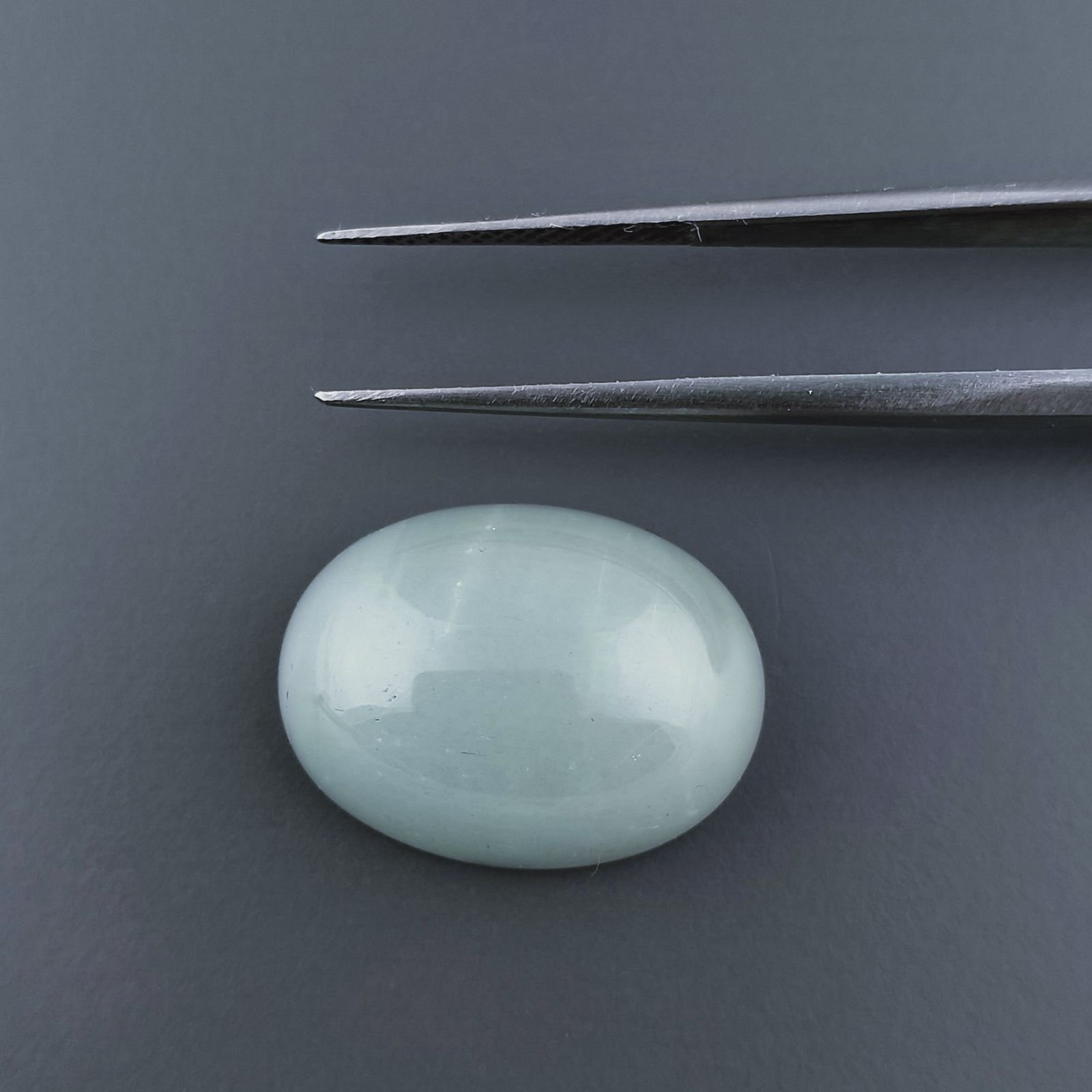Acquamarina Forma Ovale Cabochon Fatto A Mano 20X14X8mm 18,10 Carati 1pz
