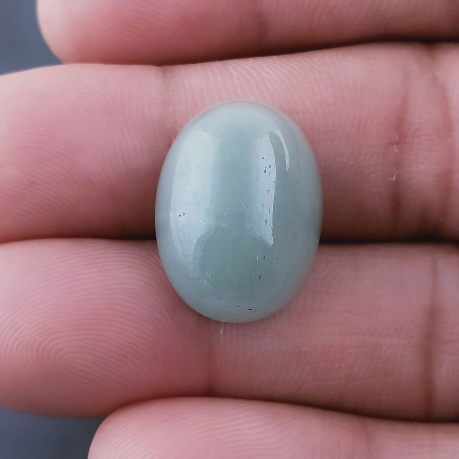 Acquamarina Forma Ovale Cabochon Fatto A Mano 20X14X8mm 18,10 Carati 1pz