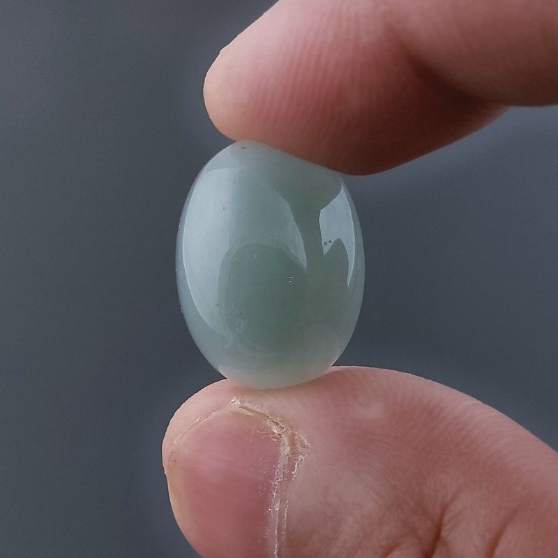 Acquamarina Forma Ovale Cabochon Fatto A Mano 20X14X8mm 18,10 Carati 1pz