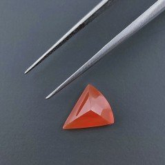 Corniola Forma Fantasia Sfaccettato A Mano Gemma Sciolta 10X9X4mm 2,15 Carati 1pz