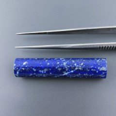 Lapis Lazuli Forma Cilindro Cabochon Fatto A Mano 40X9mm 38,50 Carati 1pz