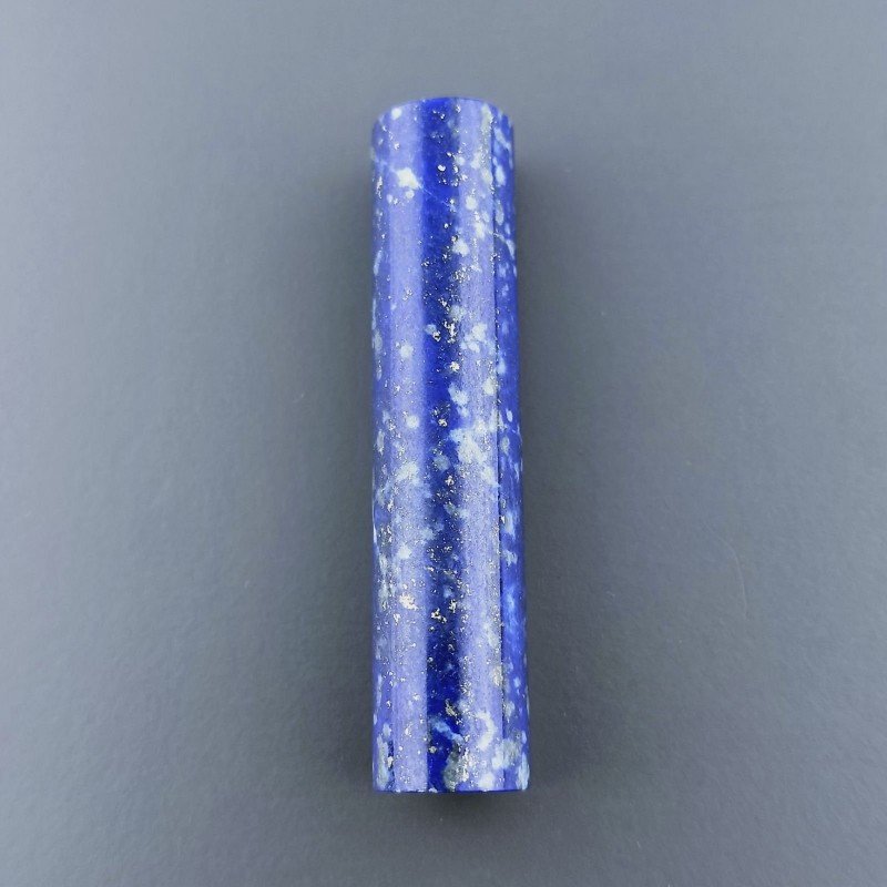 Lapis Lazuli Forma Cilindro Cabochon Fatto A Mano 40X9mm 38,50 Carati 1pz