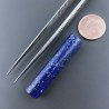Lapis Lazuli Forma Cilindro Cabochon Fatto A Mano 40X9mm 38,50 Carati 1pz