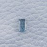 Acquamarina Taglio Smeraldo Ottagono Sfaccettato A Mano Gemma Sciolta 8X4X2mm 0,65 Carati 1pz