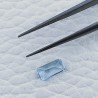 Acquamarina Taglio Smeraldo Ottagono Sfaccettato A Mano Gemma Sciolta 8X4X2mm 0,65 Carati 1pz