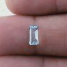 Acquamarina Taglio Smeraldo Ottagono Sfaccettato A Mano Gemma Sciolta 8X4X2mm 0,65 Carati 1pz