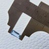 Acquamarina Taglio Smeraldo Ottagono Sfaccettato A Mano Gemma Sciolta 8X4X2mm 0,65 Carati 1pz