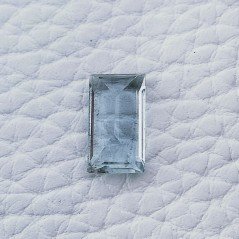 Acquamarina Forma Baguette Sfaccettato A Mano Gemma Sciolta 12X6X4mm 2,95 Carati 1pz