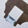Acquamarina Forma Baguette Sfaccettato A Mano Gemma Sciolta 12X6X4mm 2,95 Carati 1pz