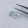 Acquamarina Forma Baguette Sfaccettato A Mano Gemma Sciolta 11X6X3-4mm 2,30 Carati 1pz