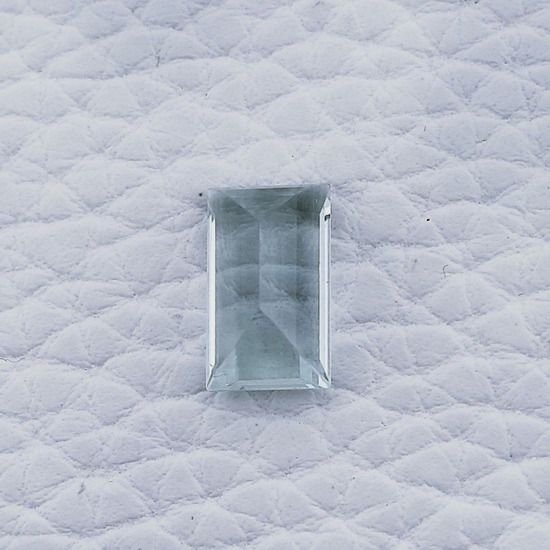 Acquamarina Forma Baguette Sfaccettato A Mano Gemma Sciolta 11X6X3-4mm 2,30 Carati 1pz