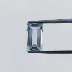 Acquamarina Forma Baguette Sfaccettato A Mano Gemma Sciolta 11X6X3-4mm 2,30 Carati 1pz