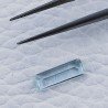 Acquamarina Forma Baguette Sfaccettato A Mano Gemma Sciolta 12X4X2mm 1,20 Carati 1pz
