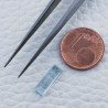 Acquamarina Forma Baguette Sfaccettato A Mano Gemma Sciolta 12X4X2mm 1,20 Carati 1pz