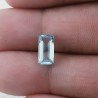 Acquamarina Taglio Smeraldo Ottagono Sfaccettato A Mano Gemma Sciolta 10X5X3mm 1,55 Carati 1pz