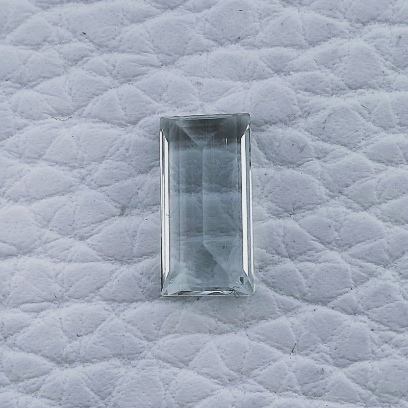 Acquamarina Forma Baguette Sfaccettato A Mano Gemma Sciolta 11X5X3mm 2,20 Carati 1pz Acquamarina Forma Baguette Sfaccettato A Mano Gemma Sciolta 11X5X3mm 2,20 Carati 1pz