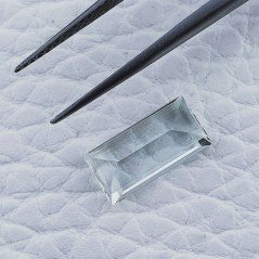 Acquamarina Forma Baguette Sfaccettato A Mano Gemma Sciolta 11X5X3mm 2,20 Carati 1pz Acquamarina Forma Baguette Sfaccettato A Mano Gemma Sciolta 11X5X3mm 2,20 Carati 1pz