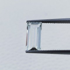 Acquamarina Forma Baguette Sfaccettato A Mano Gemma Sciolta 11X5X3mm 2,20 Carati 1pz Acquamarina Forma Baguette Sfaccettato A Mano Gemma Sciolta 11X5X3mm 2,20 Carati 1pz