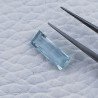 Acquamarina Forma Baguette Sfaccettato A Mano Gemma Sciolta 13X5X3mm 2,00 Carati 1pz