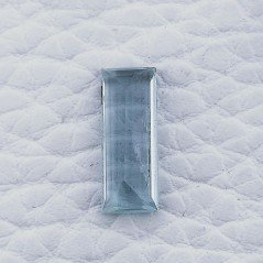 Acquamarina Forma Baguette Sfaccettato A Mano Gemma Sciolta 13X5X3mm 2,00 Carati 1pz
