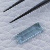 Acquamarina Forma Baguette Sfaccettato A Mano Gemma Sciolta 13X5X3mm 2,00 Carati 1pz