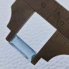 Acquamarina Forma Baguette Sfaccettato A Mano Gemma Sciolta 13X5X3mm 2,00 Carati 1pz