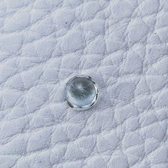 Gemma Sciolta di Acquamarina, Taglio Tondo Sfaccettato a Mano, 5x2-3 mm, 0,50 ct