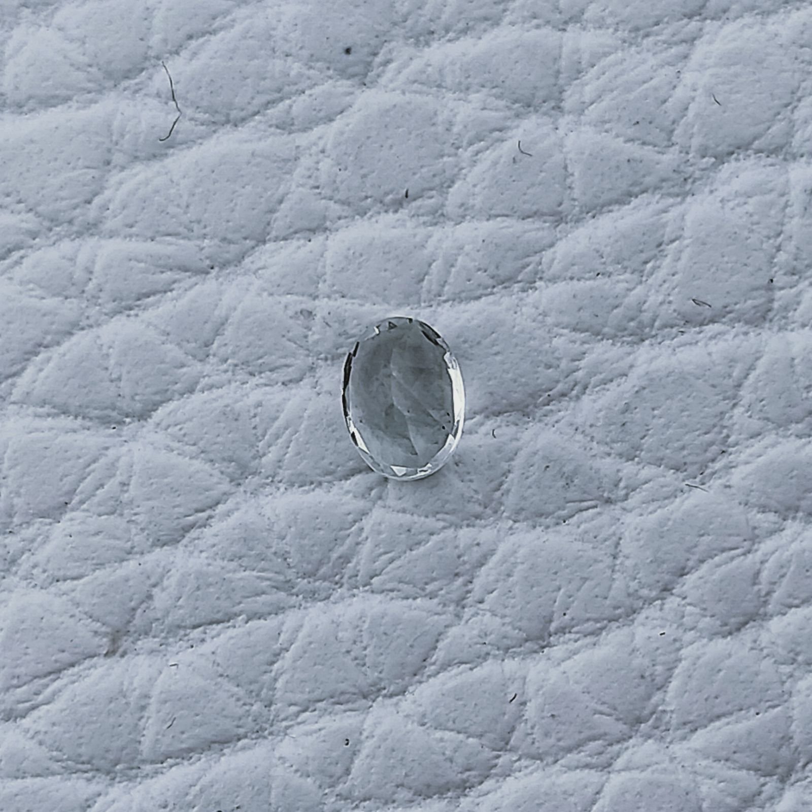 Acquamarina Forma Ovale Sfaccettato A Mano Gemma Sciolta 4X3X2mm 0,15 Carati 1pz