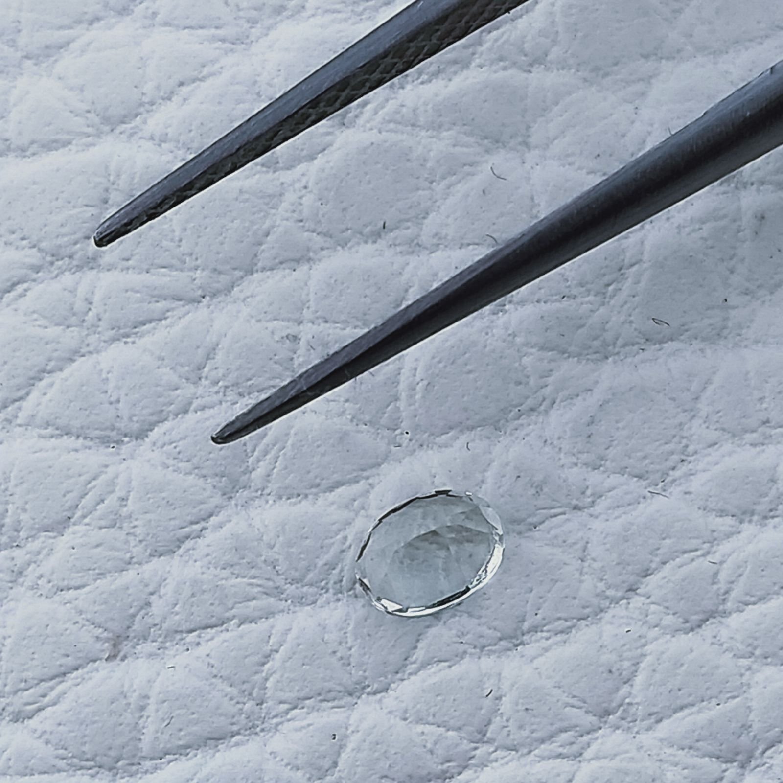 Acquamarina Forma Ovale Sfaccettato A Mano Gemma Sciolta 4X3X2mm 0,15 Carati 1pz