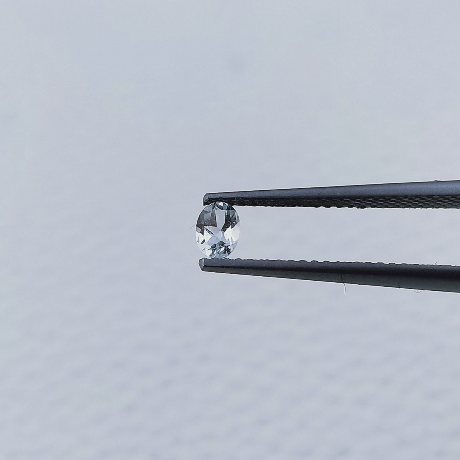 Acquamarina Forma Ovale Sfaccettato A Mano Gemma Sciolta 4X3X2mm 0,15 Carati 1pz
